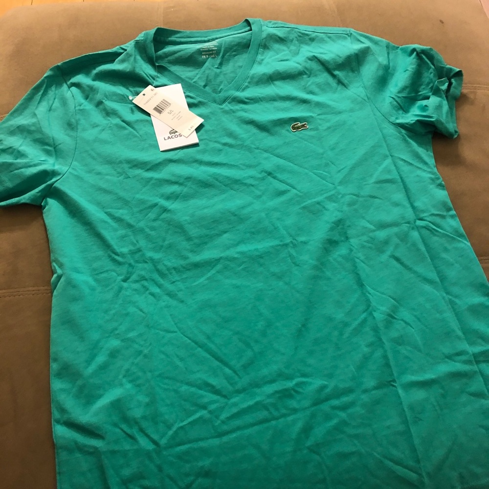 NWT LACOSTE men’s v-neck
